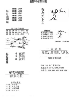 25343期: 福彩3D全套图版参考