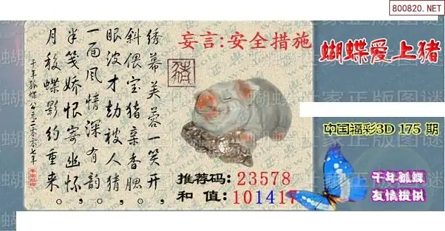 25175期: 3D蝴蝶世家蝴蝶彩图