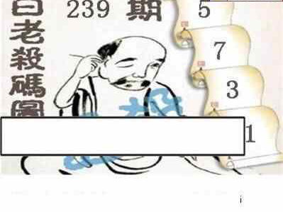 24239期: 白老3D杀码图版