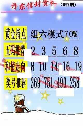 24097期: 福彩3D丹东全图分析