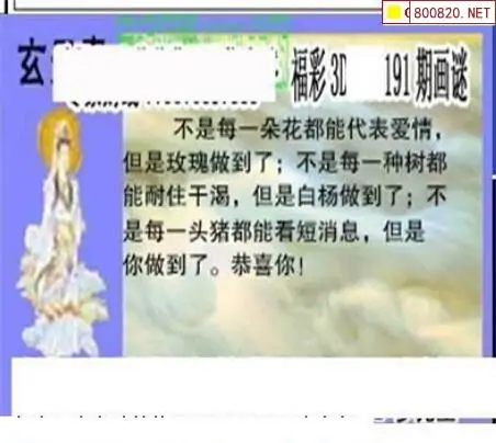 25191期: 三毛3D精品图谜