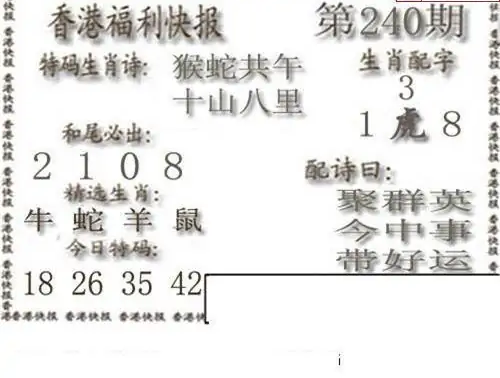 25240期: 白老3D杀码图版