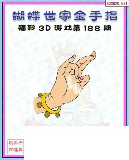 25188期: 3D蝴蝶世家蝴蝶彩图