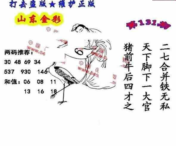 24131期: 福彩3D丹东全图分析