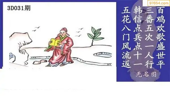 福彩3D26031期天中全套预测分析图