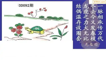 福彩3D26092期天中全套预测分析图