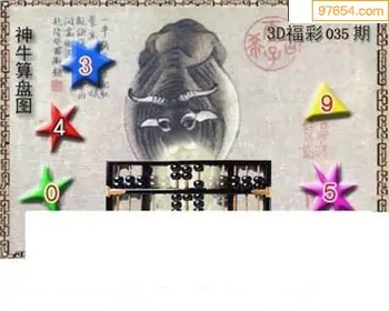 福彩3D26035期天中全套预测分析图