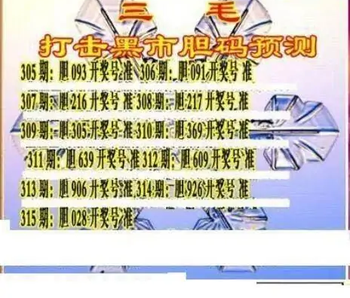 25315期: 三毛3D精品图谜