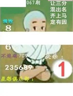 25067期: 白老3D杀码图版