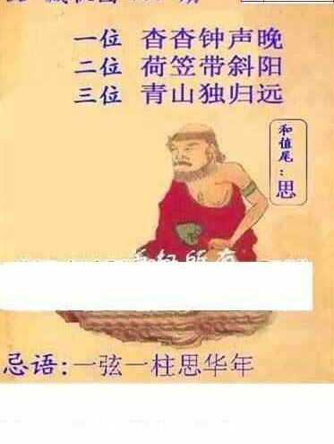 24087期: 白老3D杀码图版