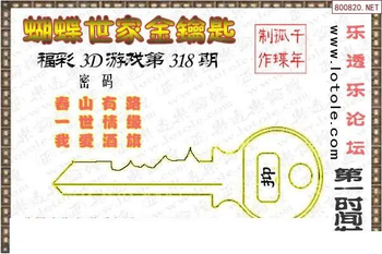 25318期: 3D蝴蝶世家蝴蝶彩图