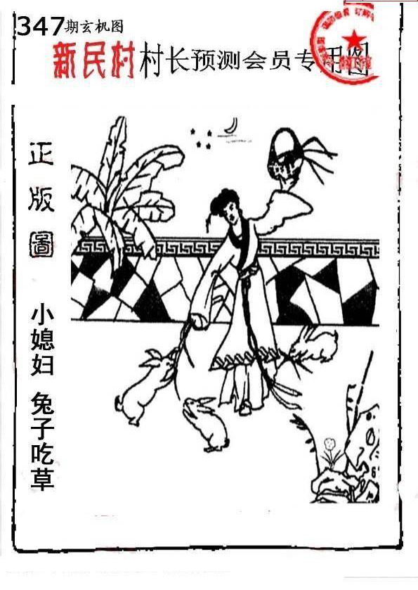 24347期: 老村长福彩3D天天图谜