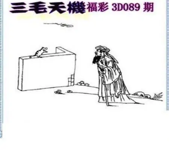 26089期: 三毛3D精品图谜