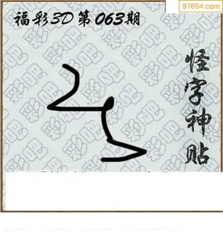 福彩3D26063期天中全套预测分析图
