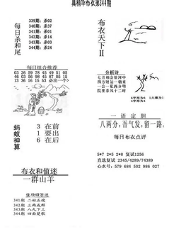 25344期: 福彩3D全套图版参考