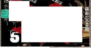 26049期: 太湖图福彩3D精品预测