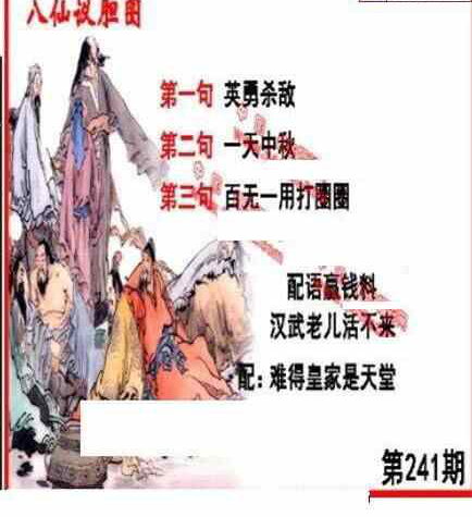 24241期: 福彩3D丹东全图分析