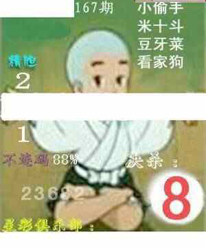 24167期: 白老3D杀码图版