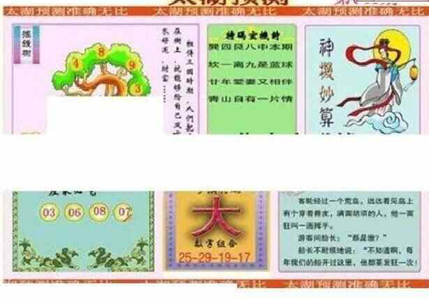 25041期: 太湖图福彩3D精品预测