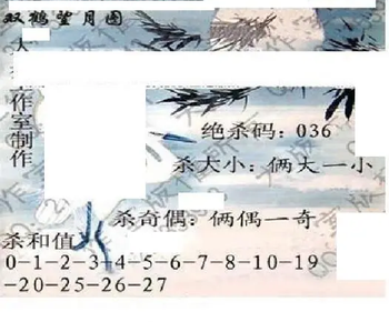 26091期: 大兵福彩3D黄金报图版