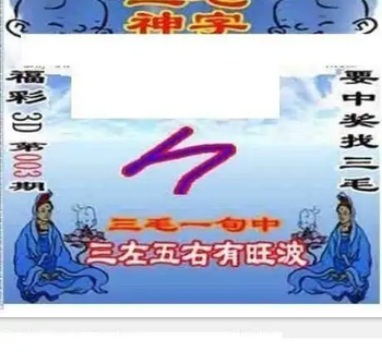 26003期: 三毛3D精品图谜