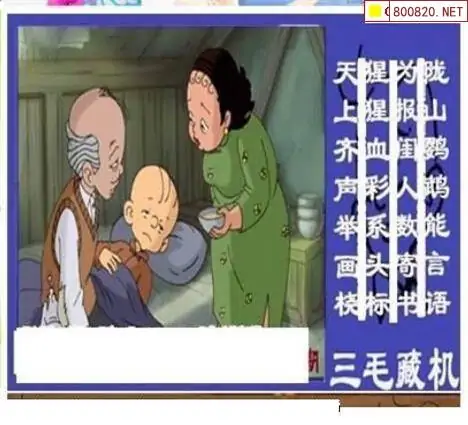 25204期: 三毛3D精品图谜