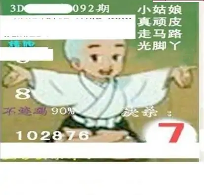 25092期: 白老3D杀码图版