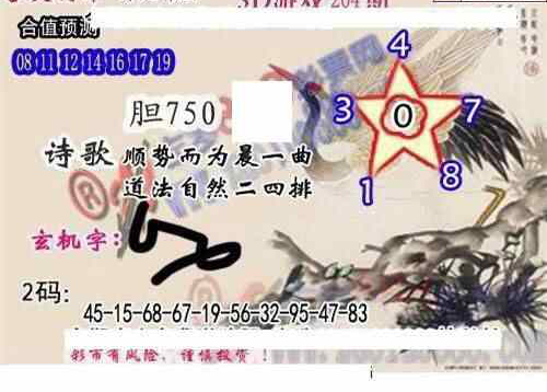 24204期: 白老3D杀码图版