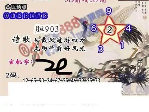 25269期: 白老3D杀码图版