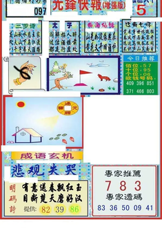 26097期: 福彩3D丹东全图分析