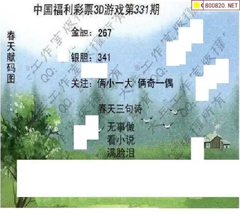 25331期: 大兵福彩3D黄金报图版