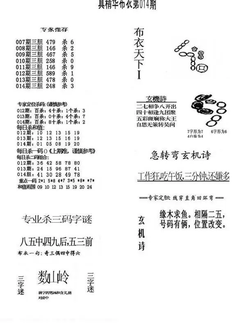 26014期: 福彩3D全套图版参考