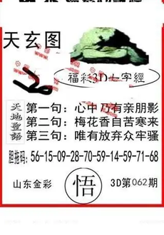 26062期: 福彩3D丹东全图分析