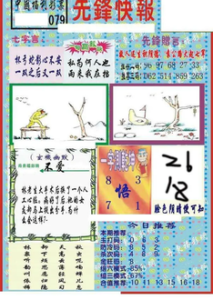 26079期: 福彩3D丹东全图分析