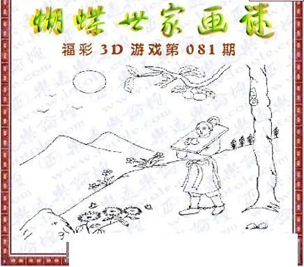 25081期: 3D蝴蝶世家蝴蝶彩图