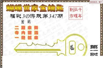 25347期: 3D蝴蝶世家蝴蝶彩图