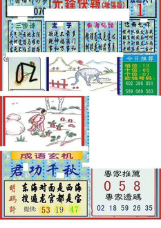 26070期: 福彩3D丹东全图分析