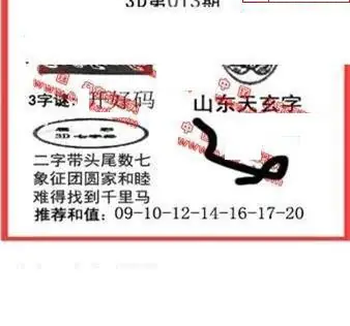 26013期: 福彩3D丹东全图分析