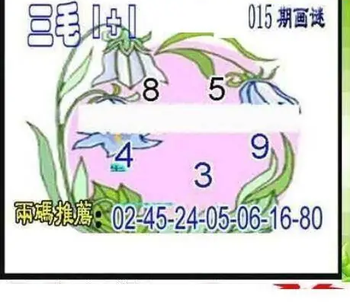 26015期: 三毛3D精品图谜