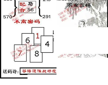九宝图26064期福彩3D寻码图