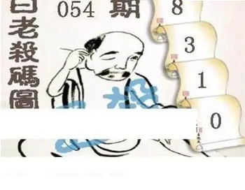 26054期: 白老3D杀码图版