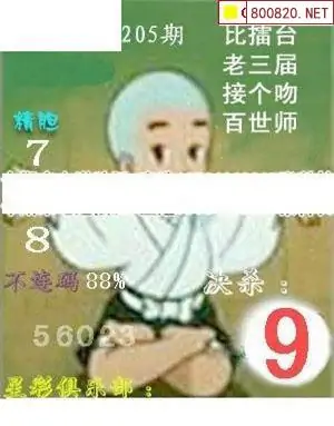 25205期: 白老3D杀码图版