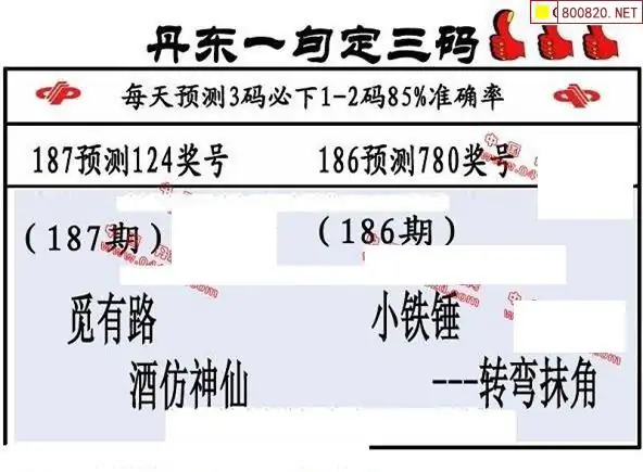 25187期: 福彩3D丹东全图分析
