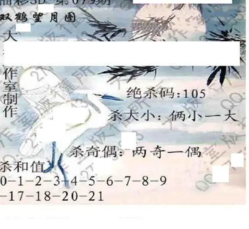 26079期: 大兵福彩3D黄金报图版