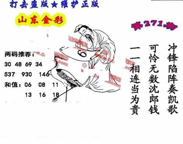 24271期: 福彩3D丹东全图分析