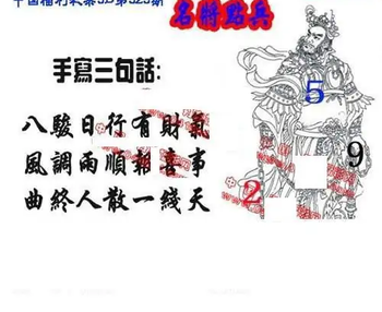 25323期: 福彩3D丹东全图分析