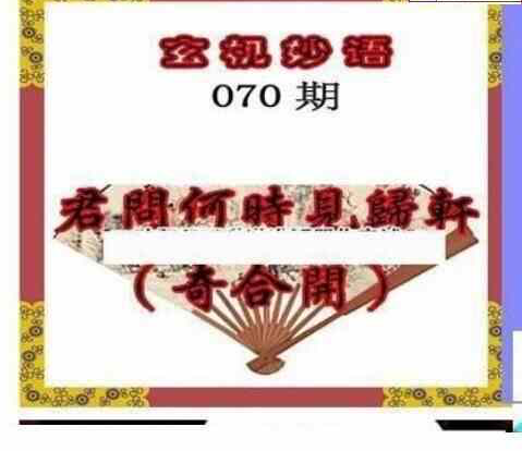 24070期: 三毛3D精品图谜