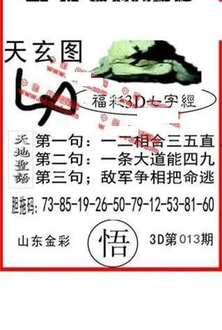26013期: 福彩3D丹东全图分析