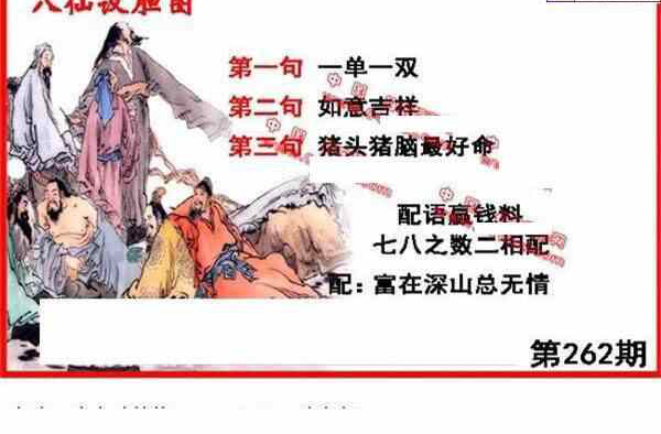 24262期: 福彩3D丹东全图分析