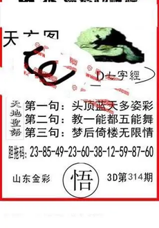 25314期: 福彩3D丹东全图分析